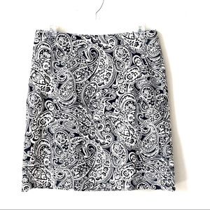 Talbots Paisley Skirt